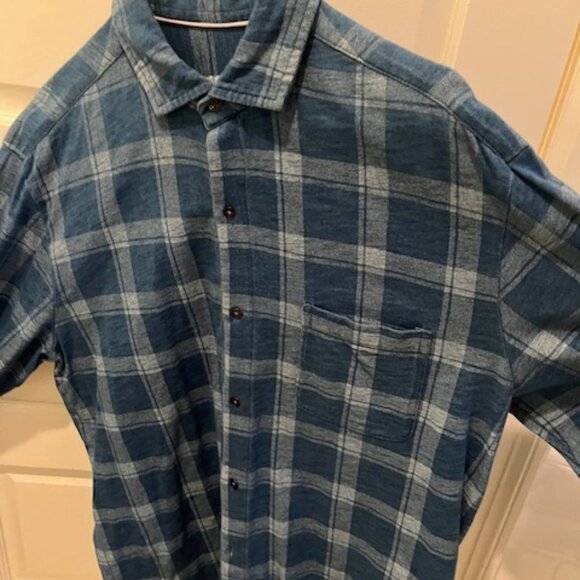 Peter Millar Flannel Shirt, Medium - Picture 3 of 4